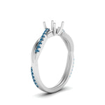 Load image into Gallery viewer, semi-mount-infinity-twist-diamond-engagement-ring-with-ice-blue-topaz-in-14K-white-gold-FD8253SMRGICBLTO-NL-WG.jpg
