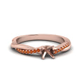Thumbnail 10 - semi-mount-infinity-twist-diamond-engagement-ring-with-orange-sapphire-in-14K-rose-gold-FD8253SMRGSAOR-NL-RG.jpg