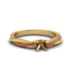 Load image into Gallery viewer, semi-mount-infinity-twist-diamond-engagement-ring-with-orange-sapphire-in-14K-yellow-gold-FD8253SMRGSAOR-NL-YG.jpg
