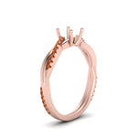 Load image into Gallery viewer, semi-mount-infinity-twist-diamond-engagement-ring-with-orange-sapphire-in-14K-rose-gold-FD8253SMRGSAOR-NL-RG.jpg
