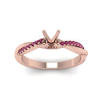 Load image into Gallery viewer, semi-mount-infinity-twist-diamond-engagement-ring-with-pink-sapphire-in-14K-rose-gold-FD8253SMRGSADRPI-NL-RG.jpg
