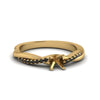 Load image into Gallery viewer, semi-mount-infinity-twist-engagement-ring-with-black-diamond-in-14K-yellow-gold-FD8253SMRGBLACK-NL-YG.jpg