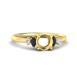 Load image into Gallery viewer, semi-mount-marquise-and-round-accented-black-diamond-engagement-ring-in-yellow-gold-fdenr11621smgblacksleep-nl-yg_4ca97413-37c0-41a3-97c5-c2c3fbd68b4c.jpg?v=1766479060