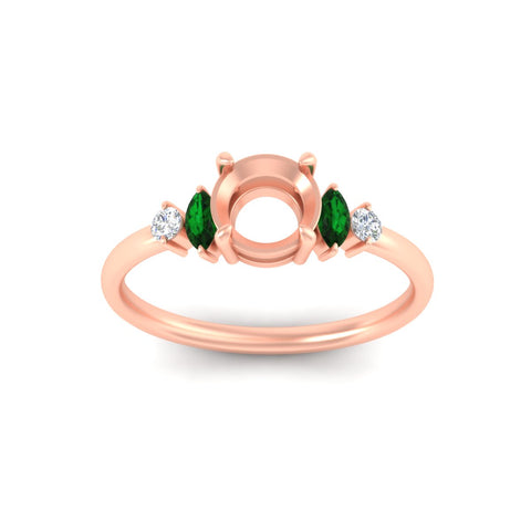 semi-mount-marquise-and-round-accented-emerald-engagement-ring-in-rose-gold-fdenr11621smgemgrangle5-nl-rg.jpg?v=1766479060