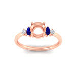 Load image into Gallery viewer, semi-mount-marquise-and-round-accented-sapphire-engagement-ring-in-rose-gold-fdenr11621smgsablangle5-nl-rg.jpg?v=1766479060