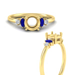 Load image into Gallery viewer, semi-mount-marquise-and-round-accented-sapphire-engagement-ring-in-yellow-gold-fdenr11621smgsablangle3-nl-yg.jpg?v=1766479060