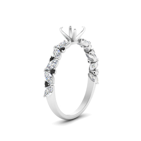 semi-mount-marquise-and-round-black-diamond-classic-vintage-engagement-ring-in-FD11063SMRGBLACKANGLE3-NL-WG