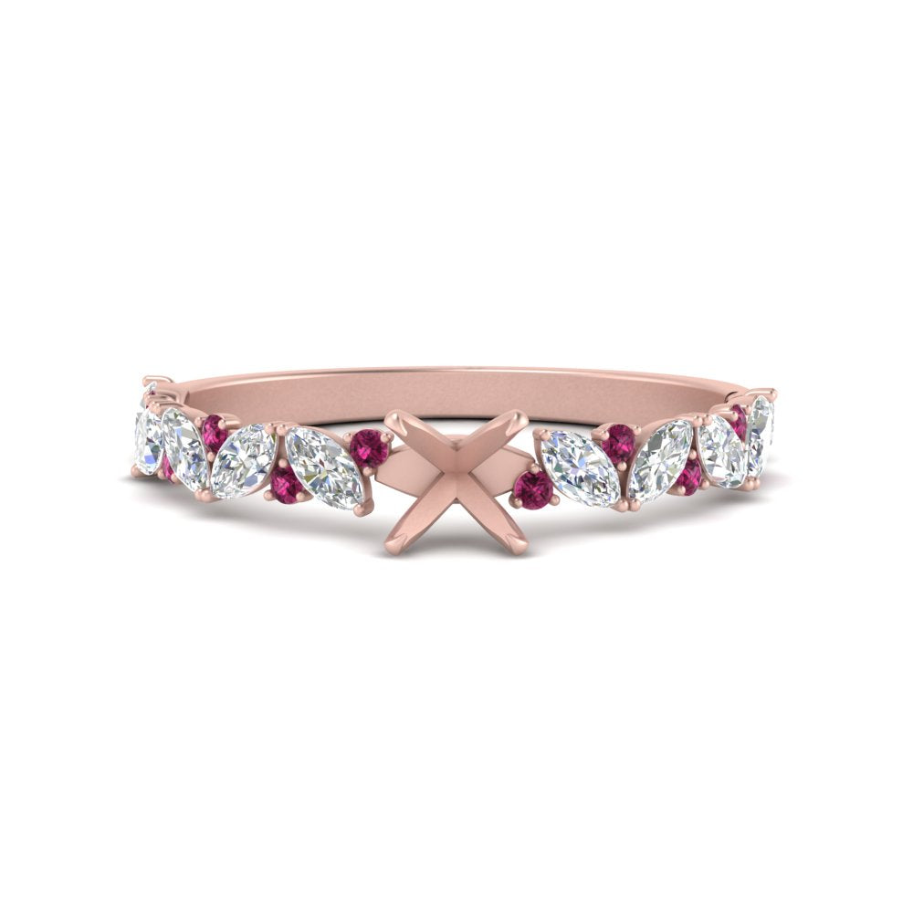 semi-mount-marquise-and-round-pink-sapphire-classic-vintage-engagement-ring-in-FD11063SMRGSADRPIANGLE3-NL-RG