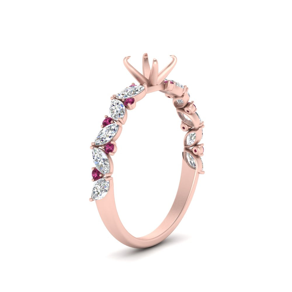 semi-mount-marquise-and-round-pink-sapphire-classic-vintage-engagement-ring-in-FD11063SMRGSADRPIANGLE3-NL-RG