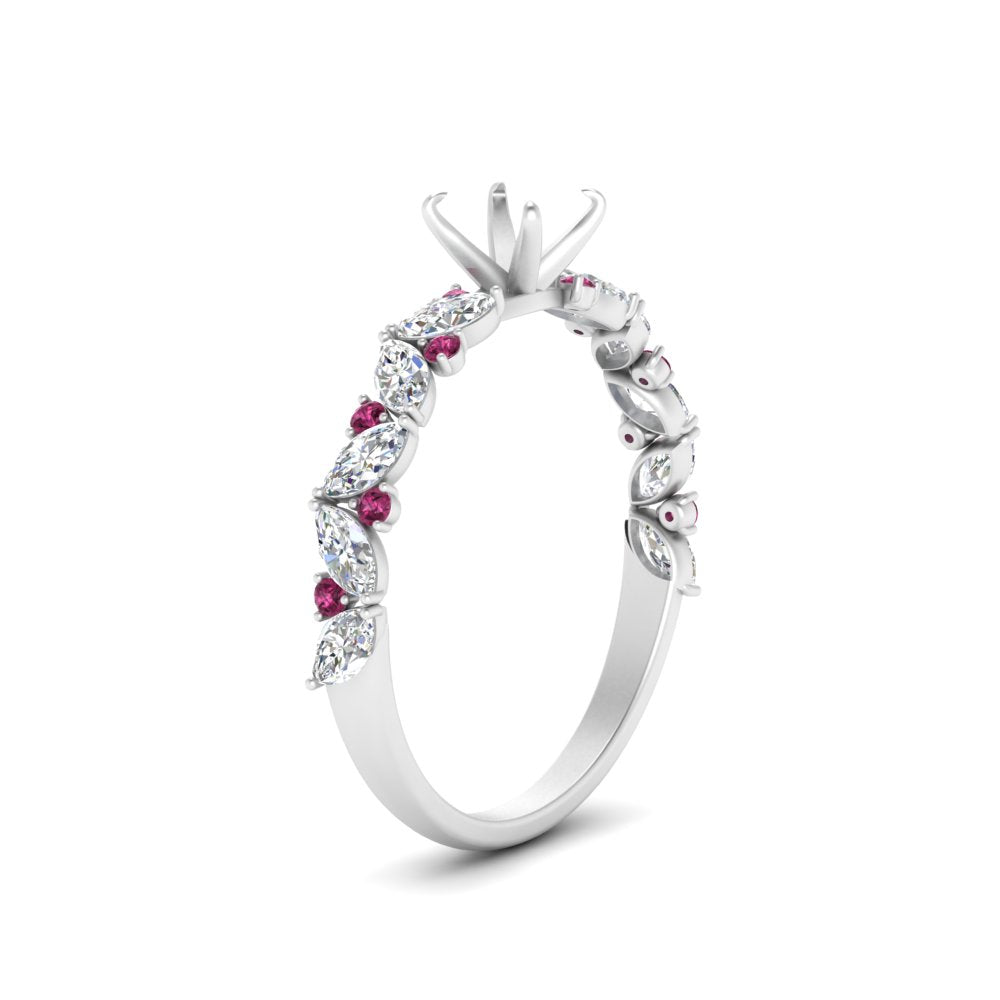 semi-mount-marquise-and-round-pink-sapphire-classic-vintage-engagement-ring-in-FD11063SMRGSADRPIANGLE3-NL-WG