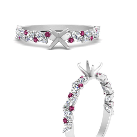 semi-mount-marquise-and-round-pink-sapphire-classic-vintage-engagement-ring-in-FD11063SMRGSADRPIANGLE3-NL-WG