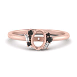Load image into Gallery viewer, semi-mount-offbeat-modern-black-diamond-engagement-ring-in-FD10080SMRGBLACKANGLE3-NL-RG
