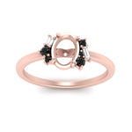 Load image into Gallery viewer, semi-mount-offbeat-modern-black-diamond-engagement-ring-in-FD10080SMRGBLACKANGLE3-NL-RG
