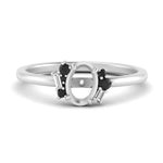 Load image into Gallery viewer, semi-mount-offbeat-modern-black-diamond-engagement-ring-in-FD10080SMRGBLACKANGLE3-NL-WG
