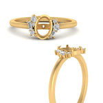 Load image into Gallery viewer, semi-mount-offbeat-modern-diamond-engagement-ring-in-FD10080SMRANGLE3-NL-YG
