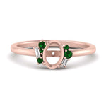 Load image into Gallery viewer, semi-mount-offbeat-modern-emerald-engagement-ring-in-FD10080SMRGEMGRANGLE3-NL-RG

