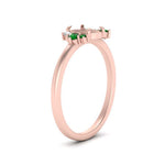 Load image into Gallery viewer, semi-mount-offbeat-modern-emerald-engagement-ring-in-FD10080SMRGEMGRANGLE3-NL-RG
