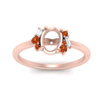 Load image into Gallery viewer, semi-mount-offbeat-modern-orange-sapphire-engagement-ring-in-FD10080SMRGSAORANGLE3-NL-RG
