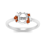 Load image into Gallery viewer, semi-mount-offbeat-modern-orange-sapphire-engagement-ring-in-FD10080SMRGSAORANGLE3-NL-WG
