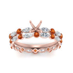 Load image into Gallery viewer, semi-mount-orange-sapphire-floating-marquise-accent-ring-with-eternity-wedding-band-in-rose-gold-FDEWB9398SMGSAORANGLE5-NL-RG.jpg?v=1758802520
