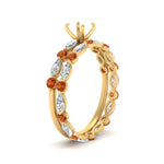 Load image into Gallery viewer, semi-mount-orange-sapphire-floating-marquise-accent-ring-with-eternity-wedding-band-in-yellow-gold-FDEWB9398SMGSAORANGEL2-NL-YG.jpg?v=1758802572
