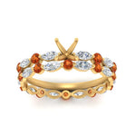 Load image into Gallery viewer, semi-mount-orange-sapphire-floating-marquise-accent-ring-with-eternity-wedding-band-in-yellow-gold-FDEWB9398SMGSAORANGLE5-NL-YG.jpg?v=1758802479
