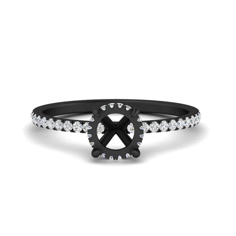 semi-mount-pave-underhalo-engagement-ring-in-black-gold-FDENR11490SMR-NL-BG