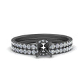 Thumbnail 50 - semi-mount-pave-wrap-wedding-ring-set-in-black-gold-FD9168SMANGLE3-NL-BG