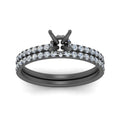 Thumbnail 51 - semi-mount-pave-wrap-wedding-ring-set-in-black-gold-FD9168SMANGLE3-NL-BG