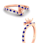 Load image into Gallery viewer, semi-mount-petite-bypass-diamond-ring-with-blue-sapphire-in-FDENS3007RORSMGSABL-NL-RG