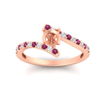 Load image into Gallery viewer, semi-mount-petite-bypass-diamond-ring-with-pink-sapphire-in-FDENS3007RORSMGSADRPI-NL-RG