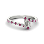 Load image into Gallery viewer, semi-mount-petite-bypass-diamond-ring-with-pink-sapphire-in-FDENS3007RORSMGSADRPI-NL-WG