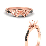 Load image into Gallery viewer, semi-mount-petite-pave-black-diamond-fancy-engagement-ring-for-women-in-rose-gold-fdenr8061smgblackangle3-nl-rg
