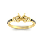 Load image into Gallery viewer, semi-mount-petite-pave-black-diamond-fancy-engagement-ring-for-women-in-yellow-gold-fdenr8061smgblackangle5-nl-yg
