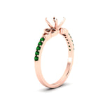 Load image into Gallery viewer, semi-mount-petite-pave-emerald-fancy-engagement-ring-for-women-in-rose-gold-fdenr8061smgemgrangle2-nl-rg
