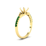 Load image into Gallery viewer, semi-mount-petite-pave-emerald-fancy-engagement-ring-for-women-in-yellow-gold-fdenr8061smgemgrangle2-nl-yg
