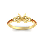 Load image into Gallery viewer, semi-mount-petite-pave-orange-sapphire-fancy-engagement-ring-for-women-in-yellow-gold-fdenr8061smgsaorangle5-nl-yg
