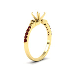 Load image into Gallery viewer, semi-mount-petite-pave-ruby-fancy-engagement-ring-for-women-in-yellow-gold-fdenr8061smgrudrangle2-nl-yg
