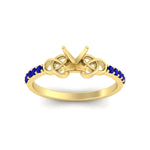 Load image into Gallery viewer, semi-mount-petite-pave-sapphire-fancy-engagement-ring-for-women-in-yellow-gold-fdenr8061smgsablangle5-nl-yg
