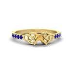 Load image into Gallery viewer, semi-mount-petite-pave-sapphire-fancy-engagement-ring-for-women-in-yellow-gold-fdenr8061smgsablsleep-nl-yg
