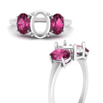 Load image into Gallery viewer, semi-mount-pink-sapphire-3-stone-basket-engagement-ring-in-white-gold-FD10416SMRGSADPRIANGLE3-NL-WG
