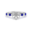 Load image into Gallery viewer, semi-mount-prong-studded-sapphire-accented-solitaire-engagement-ring-in-FD10955SMRGSABLANGLE3-NL-WG