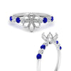 Load image into Gallery viewer, semi-mount-prong-studded-sapphire-accented-solitaire-engagement-ring-in-FD10955SMRGSABLANGLE3-NL-WG