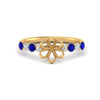 Load image into Gallery viewer, semi-mount-prong-studded-sapphire-accented-solitaire-engagement-ring-in-FD10955SMRGSABLANGLE3-NL-YG