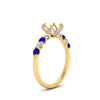 Load image into Gallery viewer, semi-mount-prong-studded-sapphire-accented-solitaire-engagement-ring-in-FD10955SMRGSABLANGLE3-NL-YG