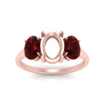 Load image into Gallery viewer, semi-mount-ruby-3-stone-basket-engagement-ring-in-rose-gold-FD10416SMRGRUDRANGLE5-NL-RG
