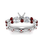Load image into Gallery viewer, semi-mount-ruby-floating-marquise-accent-ring-with-eternity-wedding-band-in-white-gold-FDEWB9398SMGRUDRANGLE5-NL-WG.jpg?v=1758802572
