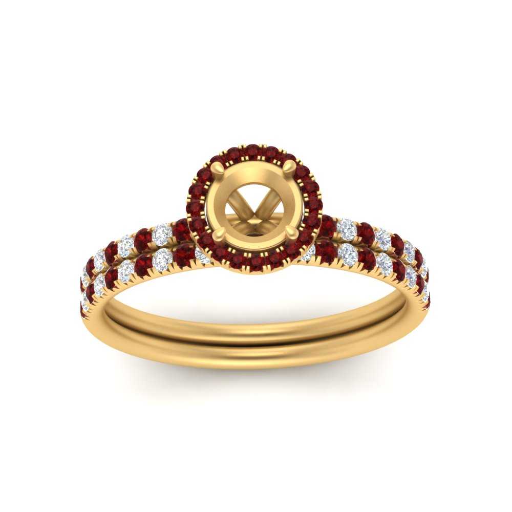 semi-mount-ruby-halo-wedding-ring-set-in-yellow-gold-FD8523SMGRUDR-NL-YG