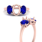 Load image into Gallery viewer, semi-mount-sapphire-3-stone-basket-engagement-ring-in-rose-gold-FD10416SMRGSABLANGLE3-NL-RG
