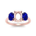 Load image into Gallery viewer, semi-mount-sapphire-3-stone-basket-engagement-ring-in-rose-gold-FD10416SMRGSABLANGLE5-NL-RG
